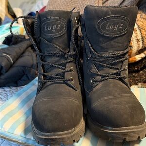 Lugz Charcoal Lace-Up Boots